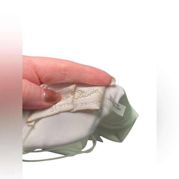 Alice + Olivia Paulette One Shoulder Ivory Satin Gown Size 6 NWOT - Picture 8 of 12